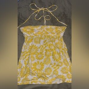 Wet seal halter top